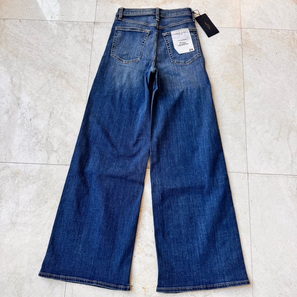 Rag & Bone Serena High Rise Blue Wide-Leg Jeans size 24 - Picture 4 of 13